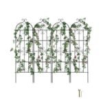 4 vnt. metalinės sodo grotelės – 51 × 180 cm (Q195 plienas)