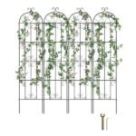 4 vnt. aukštos sodo grotelės – 51 × 220 cm