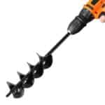 Grąžtas dirvožemiui ir gruntui, 80 x 410 mm