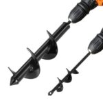 Grąžtų komplektas dirvožemiui ir gruntui, 80 x 300 mm ir 40 x 220 mm