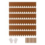 Plieninė sodo ir vejos kraštinė, 6 vnt., 1016 mm x 203 mm