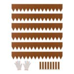 Plieninė sodo kraštinė, 6 vnt., 1016 mm x 152 mm