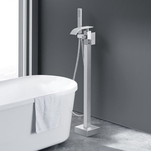 us2FPBKSLTLSNSFXVFF0JV02Fgoods_img-v12Ffreestanding-bathtub-facuet-m100-1.2.jpg Ant grindų statomas vonios maišytuvas su dušeliu 360° - Image 1