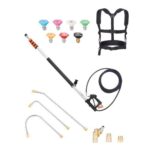 Teleskopinė aukšto slėgio plovimo lazda, 6,35 m