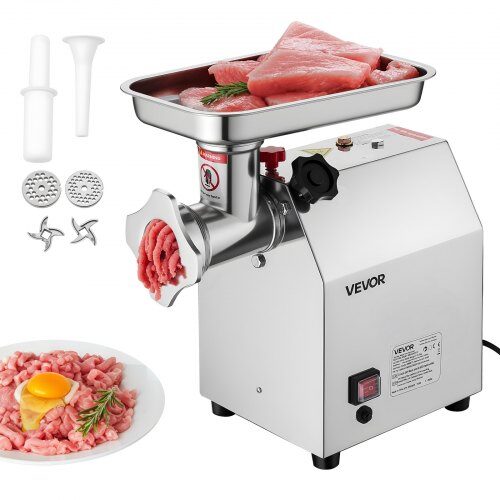 us2FSYTMDDJRJSYSHS6TA001V22Fgoods_img-v12Felectric-meat-grinder-m100-1.2.jpg Komercinis elektrinis mėsos malūnėlis 850 W | 2,49 kg/min | Nerūdijančio plieno korpusas - Image 1