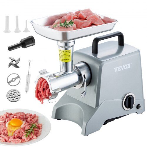 us2FSYTMDDJRJSYSLBANTV22Fgoods_img-v12Felectric-meat-grinder-m100-1.2.jpg Komercinis Elektrinis Mėsos Malūnas su Dešrų Pildymo Funkcija – 2,27 kg/min, 575 W - Image 1