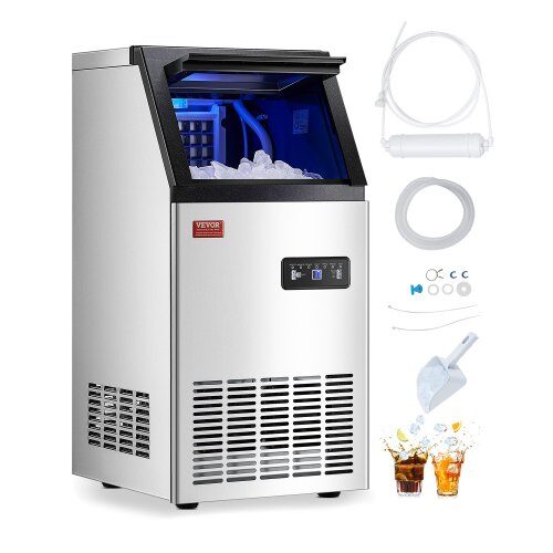 us2FSYYTSFBZBJX2K2Z8U001V22Fgoods_img-v12Fcommercial-ice-machine-m100-1.2.jpg Komercinė ledukų gaminimo mašina – 49,9 kg per dieną, LED ekranas, 36 ledukų kubeliai per ciklą - Image 1
