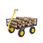 Universalus sodo vežimėlis-karutis su nuverčiamu dugnu, 300 kg