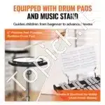 30 tonų Ksilofonas / Metalofonas su stovu, Aliuminis / Medienos imitacija - Image 4