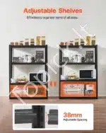 4 lygių plieninė sandėliavimo lentyna – 144,8 cm × 101,6 cm × 50,8 cm - Image 6