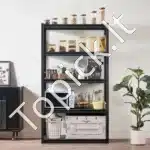 5 lygių plieninė sandėliavimo lentyna garažui, sandėliui ar dirbtuvėms – 182,9 × 101,6 × 45,7 cm - Image 2