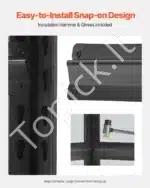 5 lygių plieninė sandėliavimo lentyna garažui, sandėliui ar dirbtuvėms – 182,9 × 101,6 × 45,7 cm - Image 4