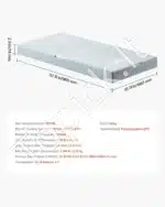 Antivibraciniai Padai (4 vnt.) 960x460x74 mm | Mini Split 9000–36000 BTU | Polipropilenas 181 kg - Image 7