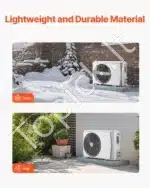 Antivibraciniai Padai (4 vnt.) 960x460x74 mm | Mini Split 9000–36000 BTU | Polipropilenas 181 kg - Image 2