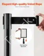 Atitvarų stulpeliai su ištraukiamomis juostomis, 8 vnt. / 2 m - Image 6