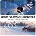 Atšvaitiniai Sniego Kuolai 100 vnt., Stiklo Pluoštas, Ø 8 mm, 122 cm – (Sniego Gairės, Oranžiniai Žymėjimo Kuolai Keliams) - Image 4