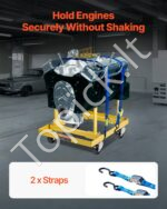 Automobilio variklio stovas / vežimėlis su ratukais, 340 kg - Image 7