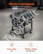 Automobilio variklio stovas / vežimėlis su ratukais, 340 kg - Image 2