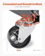 Automobilio variklio stovas / vežimėlis su ratukais, 340 kg - Image 4