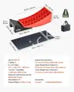 Automobilių lyginimo blokai 2 vnt., 4 t apkrova, 101–160 mm - Image 3