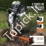 Benzininis polių kalimo kaltas, 37.77cc, 4T, su 2 galvutėmis - Image 2