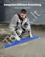 Betono lyginimo įrankis, 1.2 m, su nuimamu rankenos laikikliu - Image 2