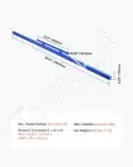 Betono lyginimo įrankis, 240 cm, su nuimamu rankenos laikikliu - Image 7