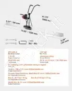 Betono lyginimo mašina, 4 taktų vibracinis variklis, 1.2 m geležtė - Image 7