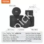 Būgnų dėklų komplektas, 5 dalys, 1680D Oxford audinys - Image 6