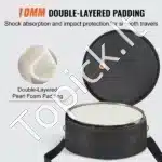 Būgnų dėklų komplektas, 5 dalys, 1680D Oxford audinys - Image 4