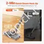 Daugiafunkcinis garinis valiklis/siurblys, 2000W, su 23 priedais - Image 3