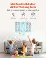 Didelės Plieninės Ventiliacijos Grotelės su Lamelėmis (83x57,2x4 cm) | Baltos Atvamzdžio Grotelės | Angai 75,5x50,5 cm - Image 3