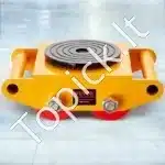 Didelės galios transportavimo platforma 8 t – 280 × 210 × 105 mm, anglinio plieno su 360° pasukama platforma ir keturiais PU ratukais - Image 2