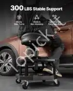 Dirbtuvių kėdė su ratukais, 55-70 cm / 136 kg - Image 6