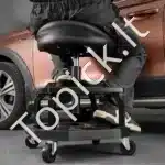 Dirbtuvių kėdė su ratukais, 55-70 cm / 136 kg - Image 8