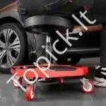 Dirbtuvių kėdė su ratukais ir daiktadežė , 42-55 cm / 136 kg - Image 8