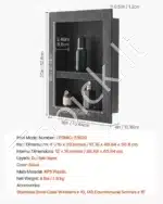 Dušo niša, 2 lygių, iš XPS plastiko, 30.48 x 40.64 cm - Image 7