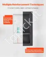 Dušo niša, 2 lygių, iš XPS plastiko, 30.48 x 60.96 cm - Image 4