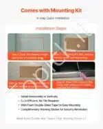 Dušo niša, 2 lygių, iš nerūdijančio plieno, 30.48 x 60.96 cm - Image 5