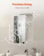 Dušo niša, 2 lygių, iš nerūdijančio plieno, 30.48 x 60.96 cm - Image 6