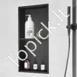 Dušo niša, 2 lygių, iš nerūdijančio plieno, 30.48 x 60.96 cm - Image 7