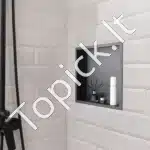 Dušo niša, iš nerūdijančio plieno, 30.48 x 30.48 cm - Image 8