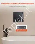 Dušo niša, iš nerūdijančio plieno, 30.48 x 30.48 cm - Image 4