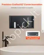 Dušo niša, iš nerūdijančio plieno, 30.48 x 60.96 cm - Image 4