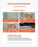 Dušo niša, iš nerūdijančio plieno, 30.48 x 60.96 cm - Image 5