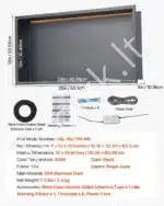 Dušo niša su LED apšvietimu, iš nerūdijančio plieno, 30.48 x 60.96 cm - Image 7