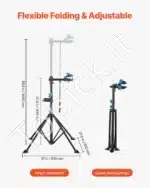 Dviračio remonto stovas / laikiklis, 29.9 kg / 83.5-144 cm - Image 4