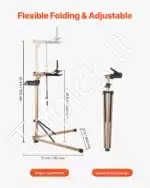 Dviračio remonto stovas / laikiklis, 49.9 kg / 102.5-151 cm - Image 4