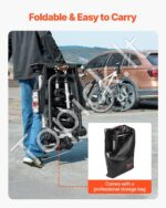 Dviračių laikiklis automobiliui, ant kablio, 3 dviračiams, 65 kg - Image 4