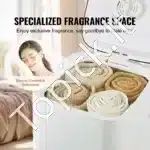 Elektrinis rankšluosčių šildytuvas kibiro formos, 20L, 320 x 320 x 470 mm, baltas - Image 4